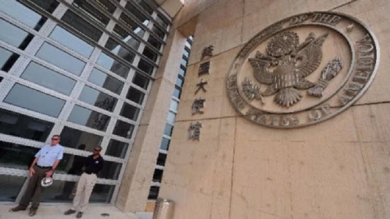 耿爽,美国,中共,外交官,赴美,旅游,就医,制裁,官员