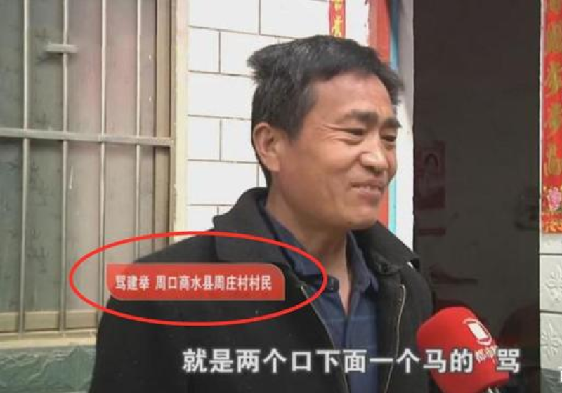 河南周口周庄村村民骂建举