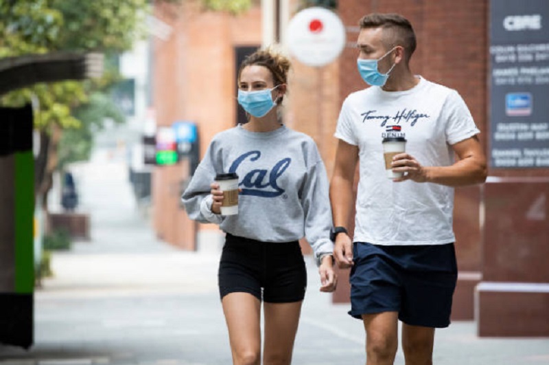 澳洲疫情，戴口罩