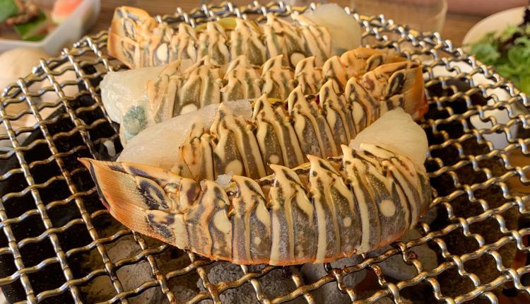 海鲜 烧烤 龙虾 seafood lobster