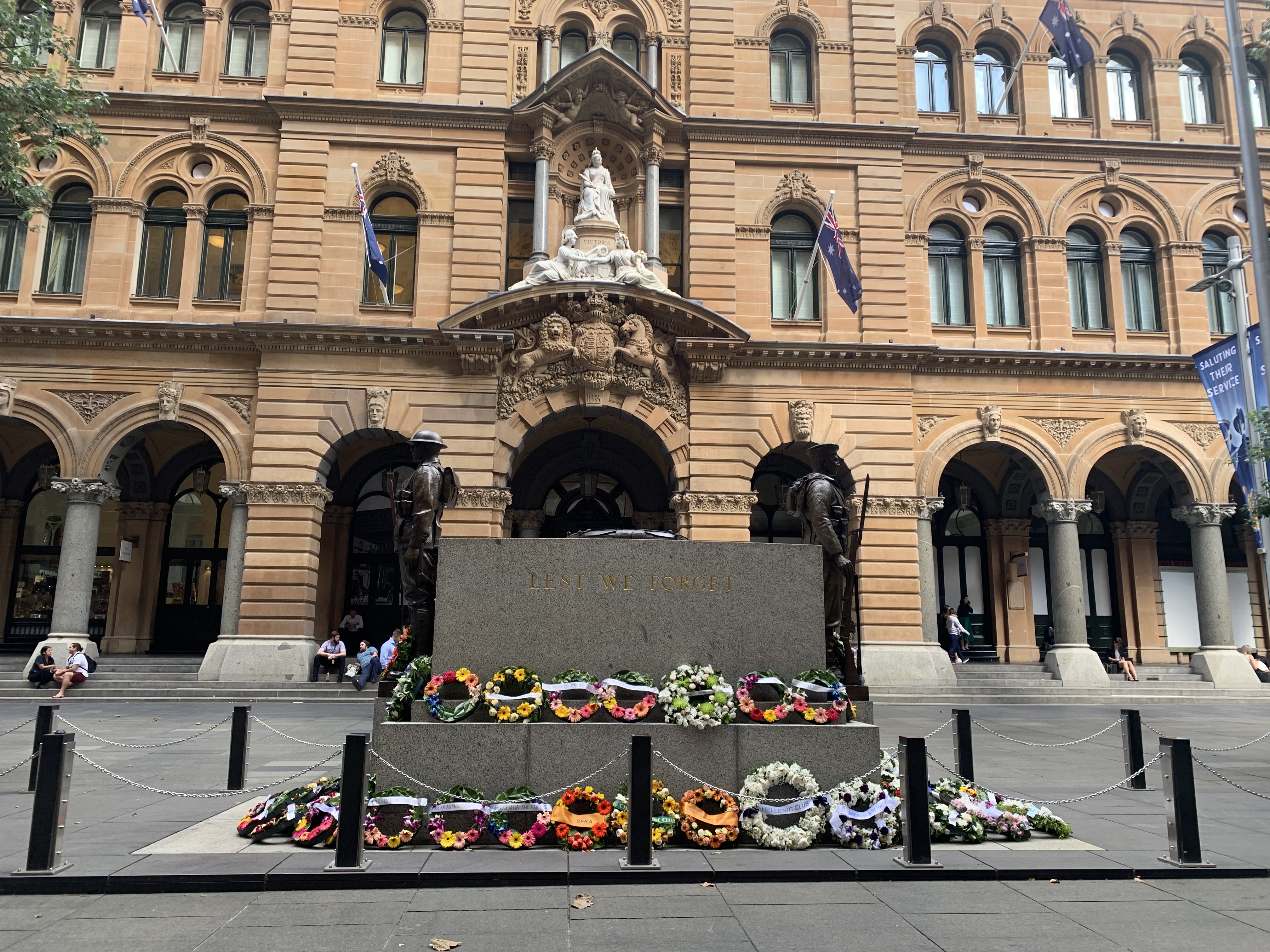 悉尼市中心 Sydney CBD Martin Place 马丁广场 Anzac Day 纽澳军团日