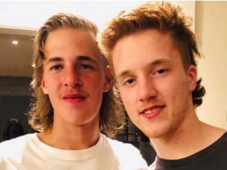 Jason Langhans (left)