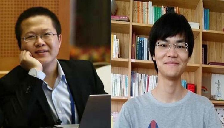 遭到逮捕的北京网站“端点星”志愿者陈玫（左）与蔡伟（脸书截图）