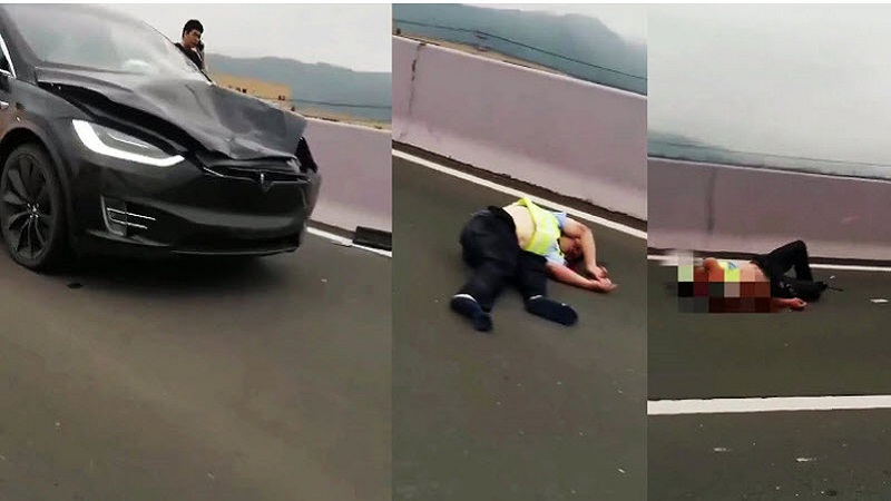 特期拉再出事故 碰撞两名交警 一死一伤