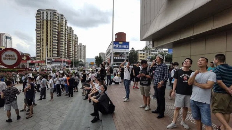 深圳赛格大厦连续第三日晃动 美领馆示警