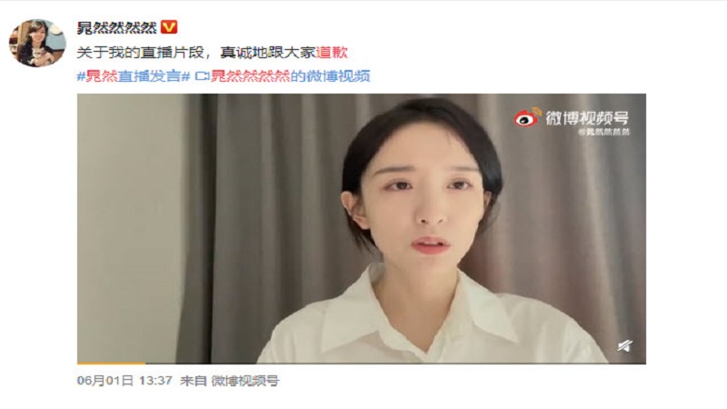 因说“红色电视剧”难看 大陆女演员被迫道歉捐款