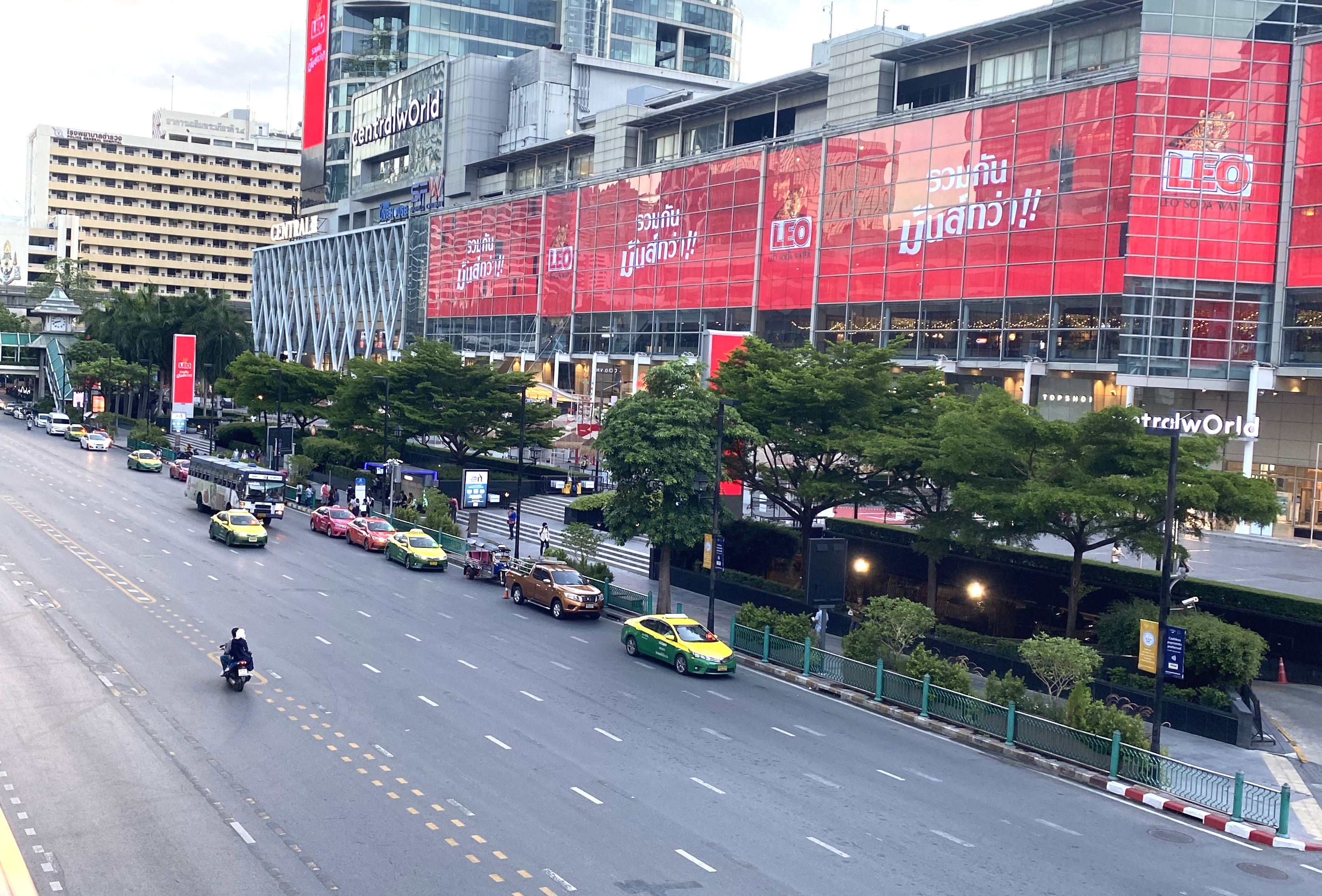 泰國曼谷地標世貿中心 疫情