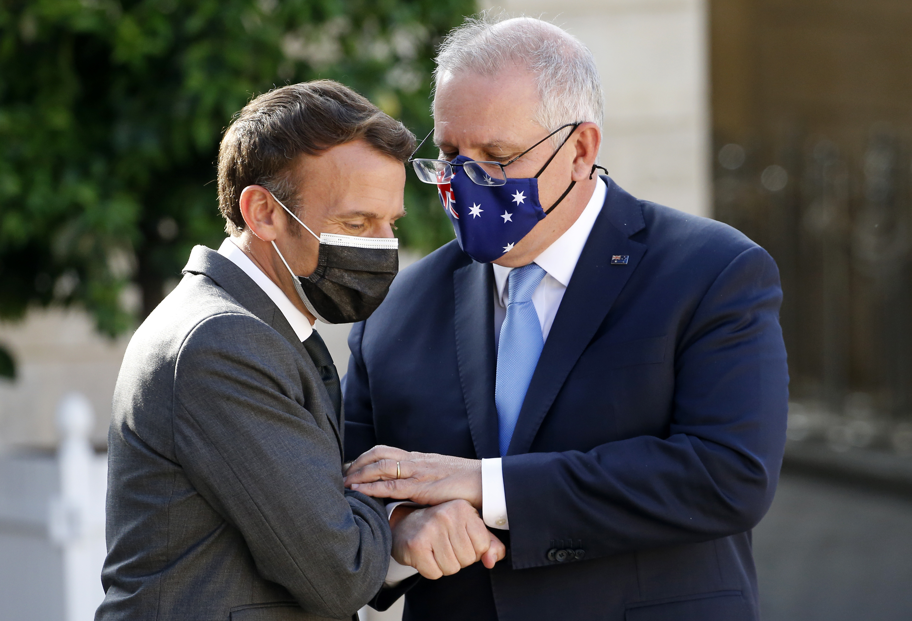 French President Macron   Scott Morrison