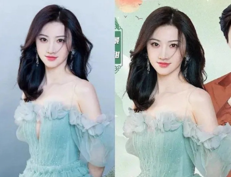 景甜穿的裙子被P图