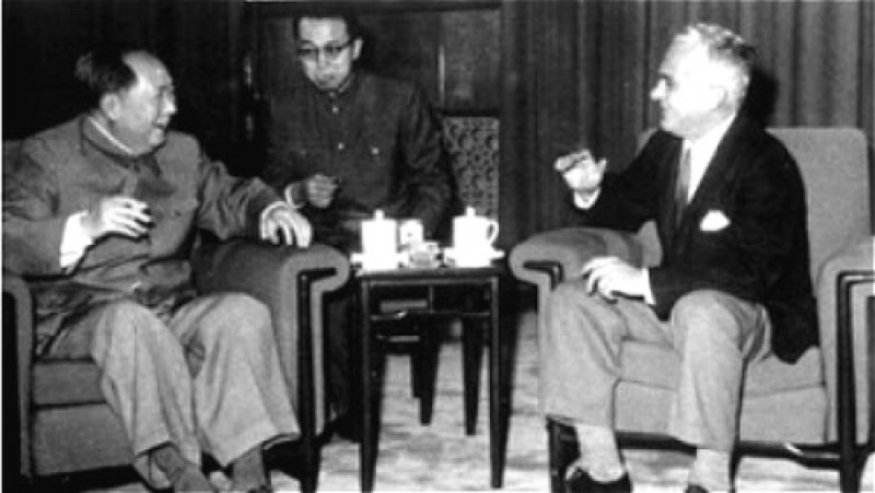 1965年毛泽东会见斯诺