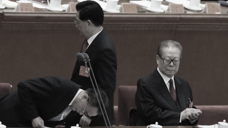 胡錦濤與江澤民