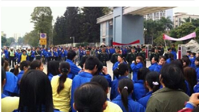 百名学生深圳实习惨变奴工 有学生不堪折磨自杀