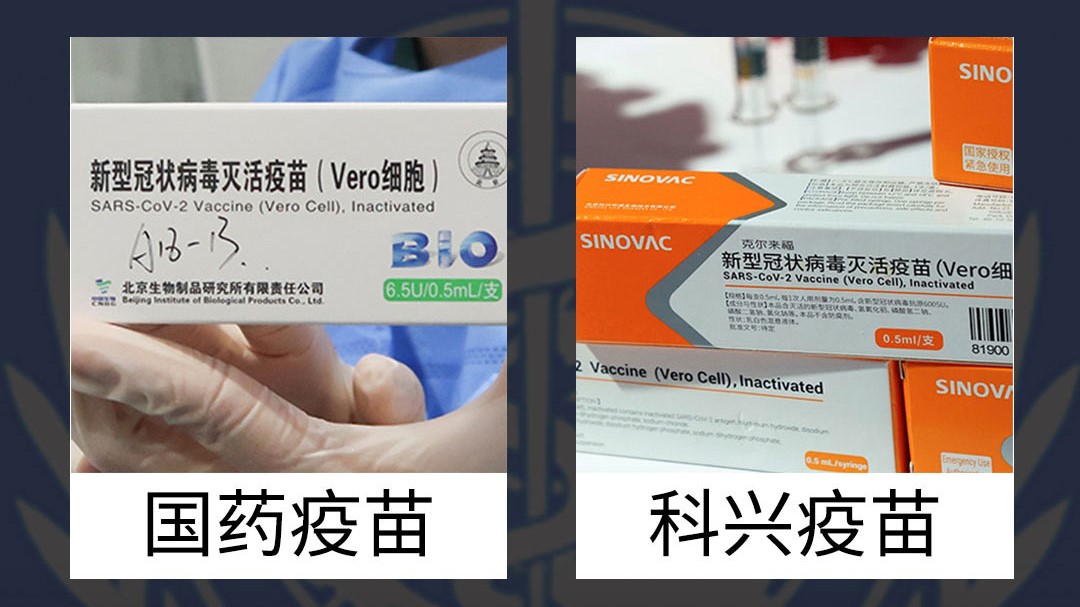 中國的疫苗不在歐盟的認可之列