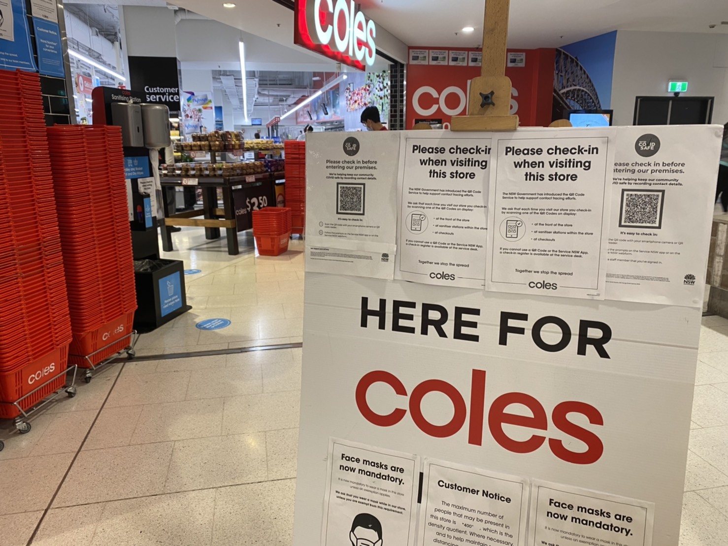 澳洲疫情 coles 购物