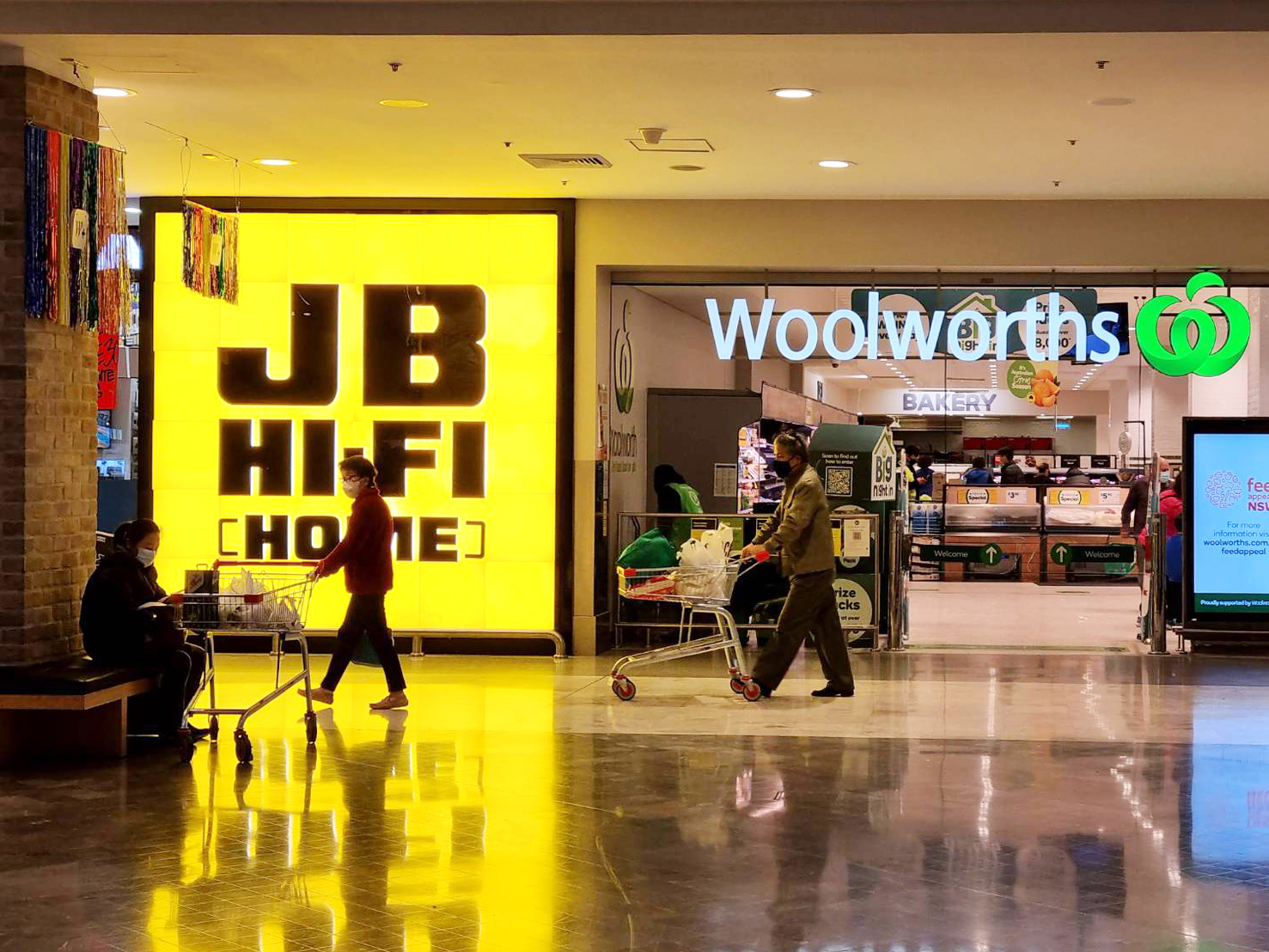 JB HiFi 澳洲疫情 购物 商场