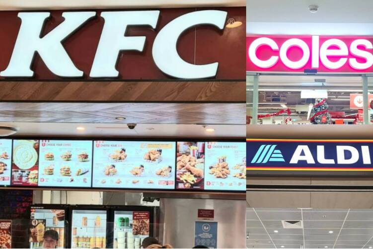 KFC、Aldi、Coles