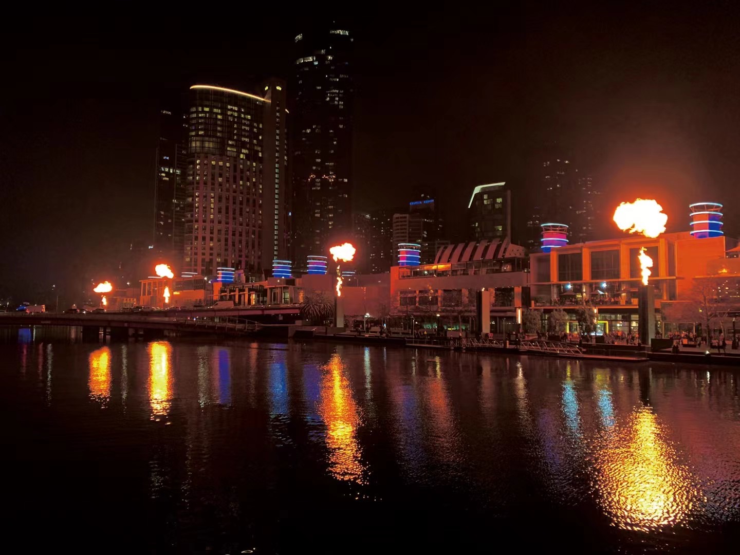 墨尔本城市夜景