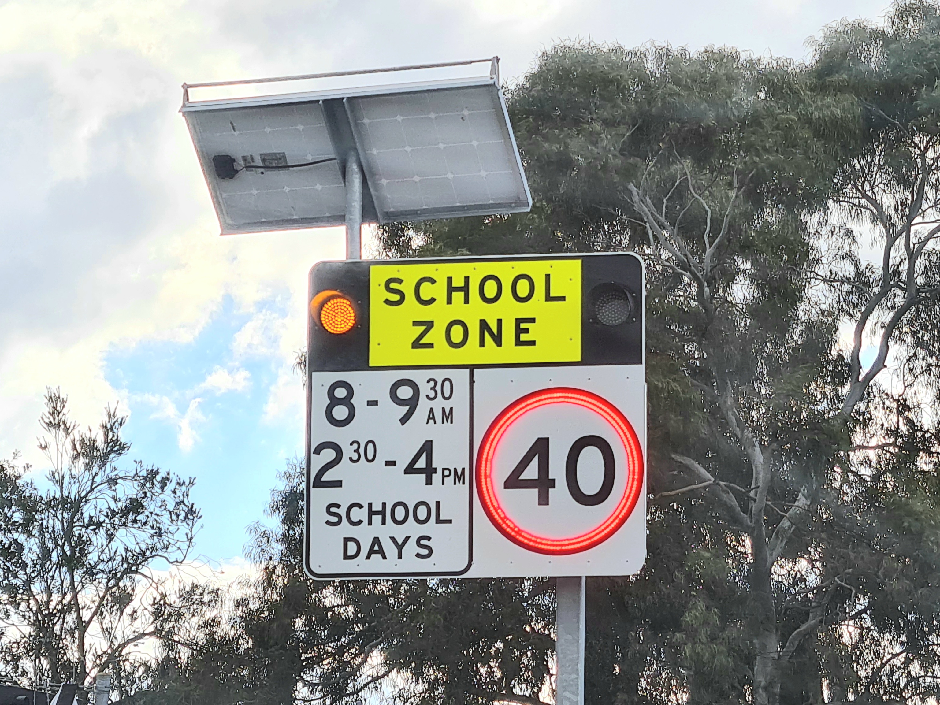 school zone 学校限速