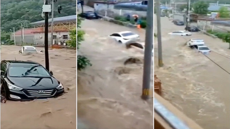 北京持续暴雨 山体滑坡地铁关闭列车停运飞机停飞
