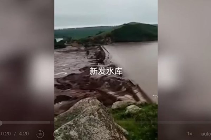 內蒙古呼倫貝爾莫旗境內連降暴雨