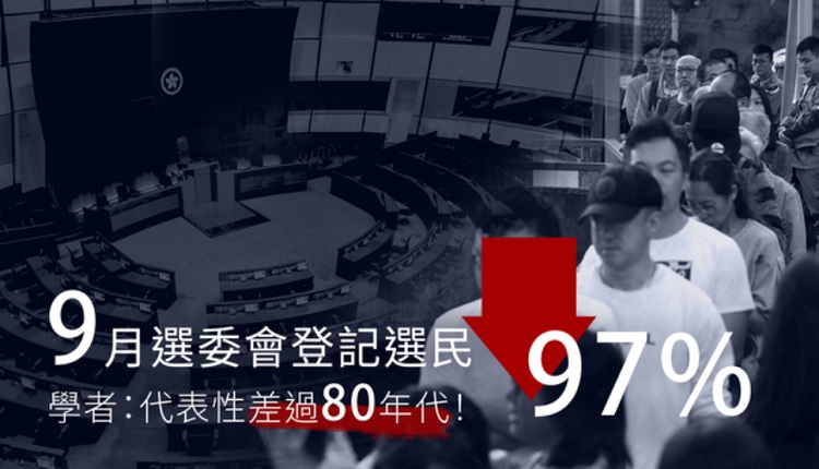 港选委会五大界别临时选民