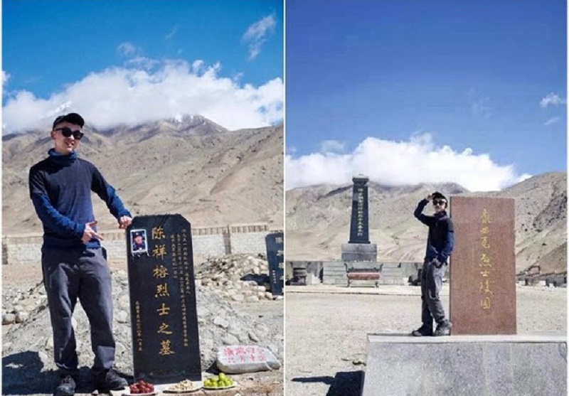与烈士墓碑合照涉嫌侮辱英烈 旅游博主被捕