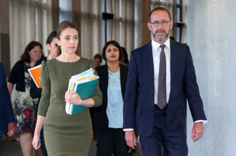 新西兰 Jacinda Ardern Andrew Little