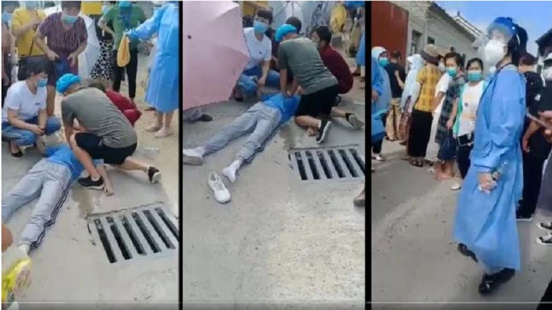接种疫苗当场死亡的同时 中国民众还要继续接种
