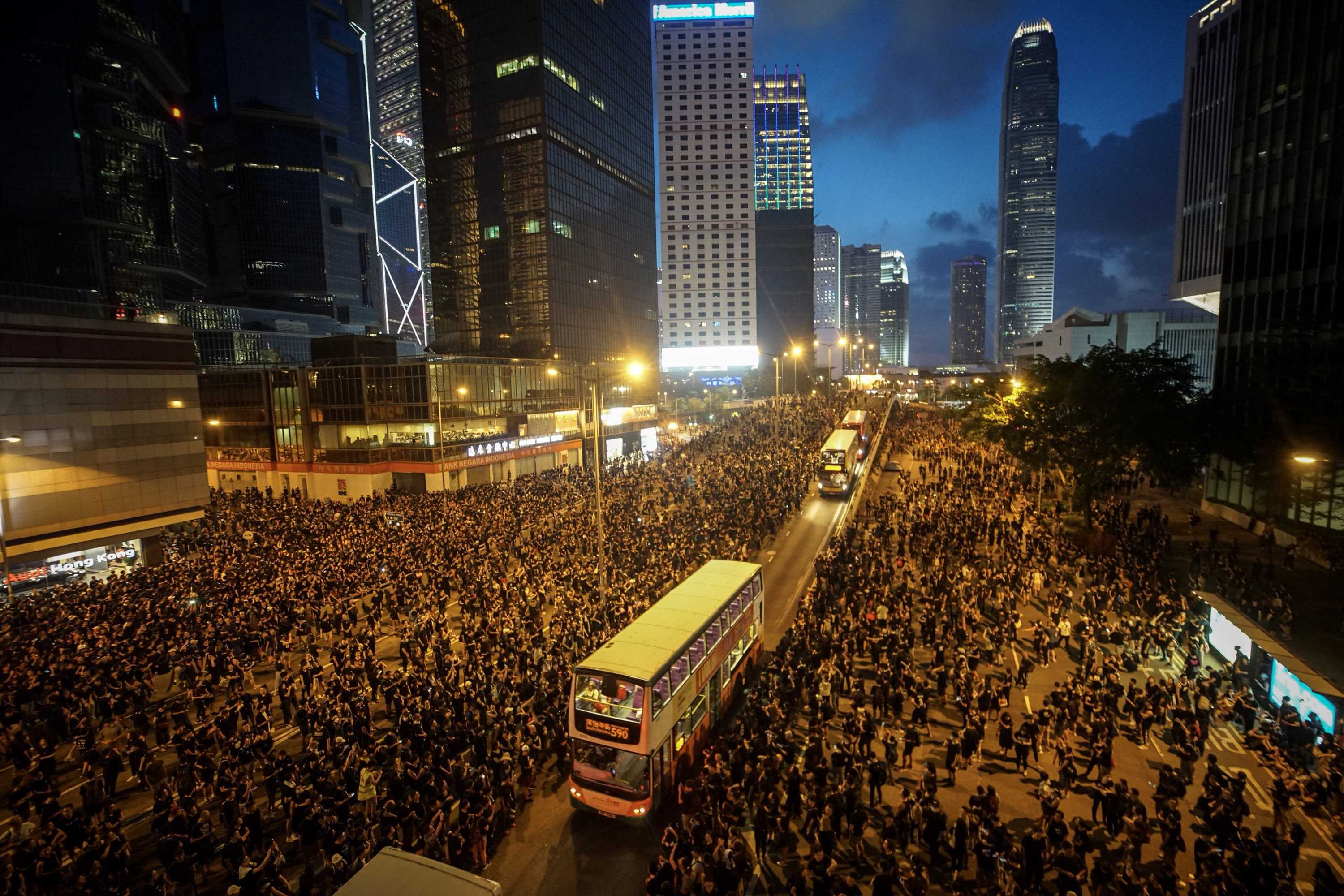 香港民间人权阵线在2019年反送中运动期间，主办多场大游行