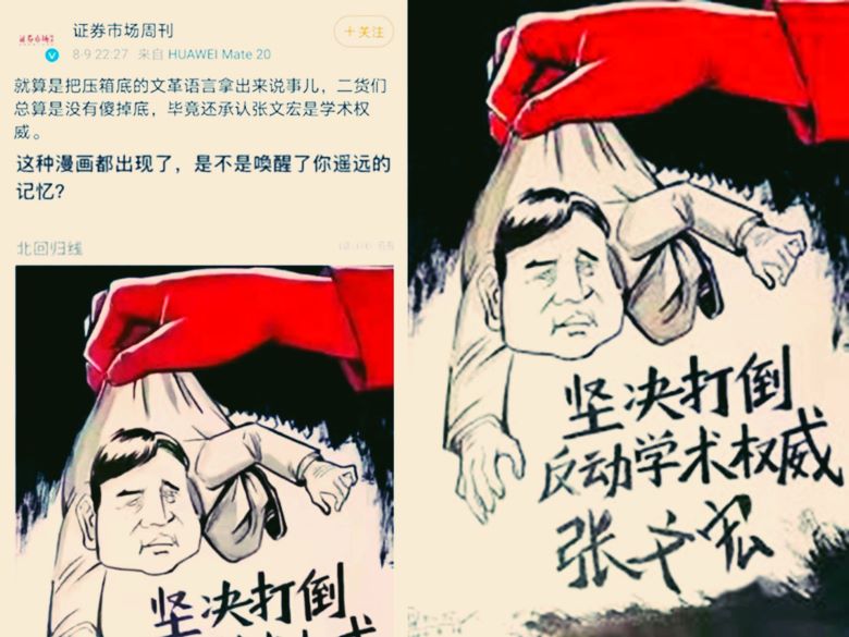 网络上文革式批斗张文宏