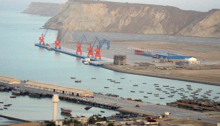 图为参与“一带一路”建设的巴基斯坦瓜达尔港