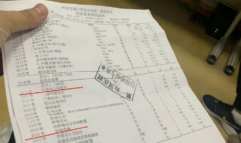 男子在三甲医院看病被收妇科费用 几经周折未退款