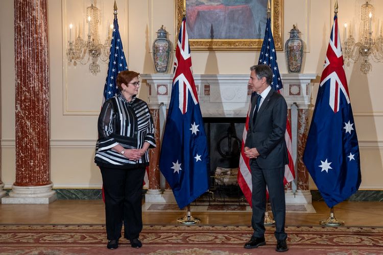 Marise Payne，Anthony Blinken，澳洲外交部长，美国国务卿