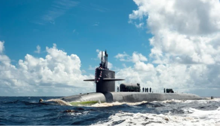 美國海軍喬治亞號核潛艇。