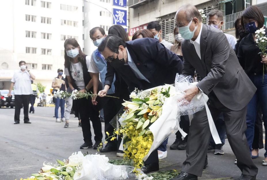高雄城中城大火事故现场