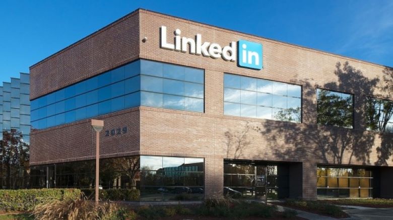 位于加利福尼亚州山景城的领英（LinkedIn）总部。