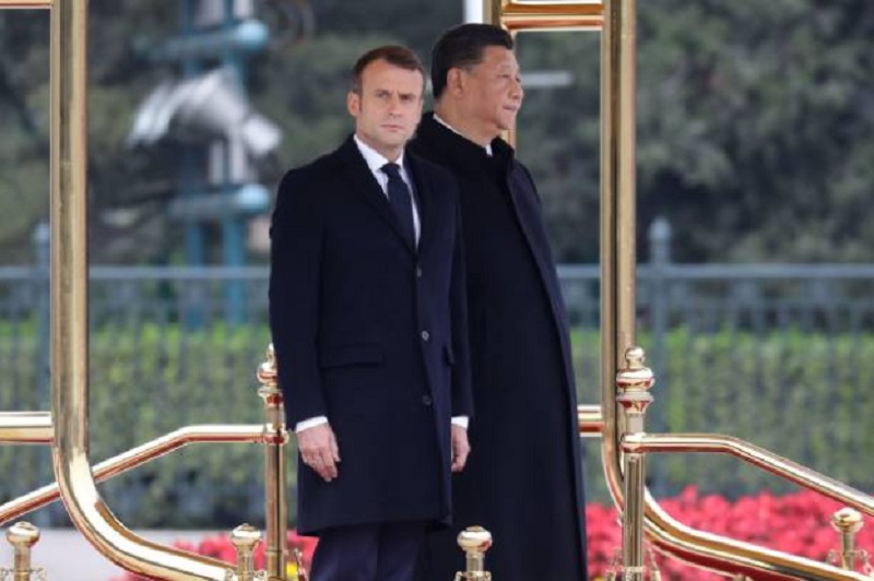马克龙，习近平