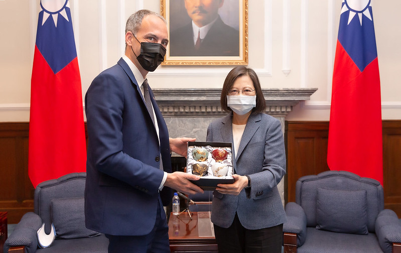 蔡英文，欧洲议员，拉斐尔·格鲁克斯曼