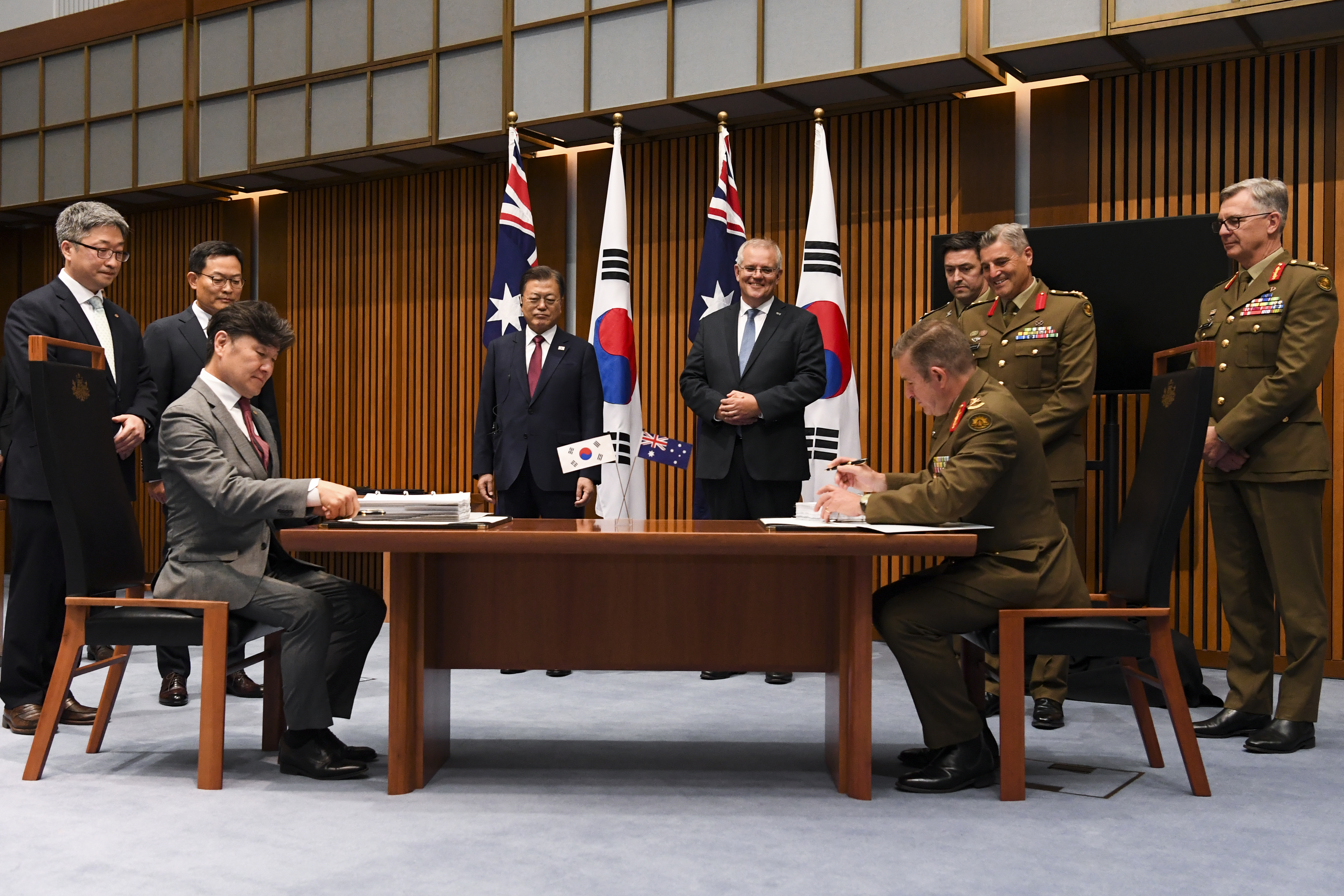 President Of Korea Moon Jae-in Visits Australia
