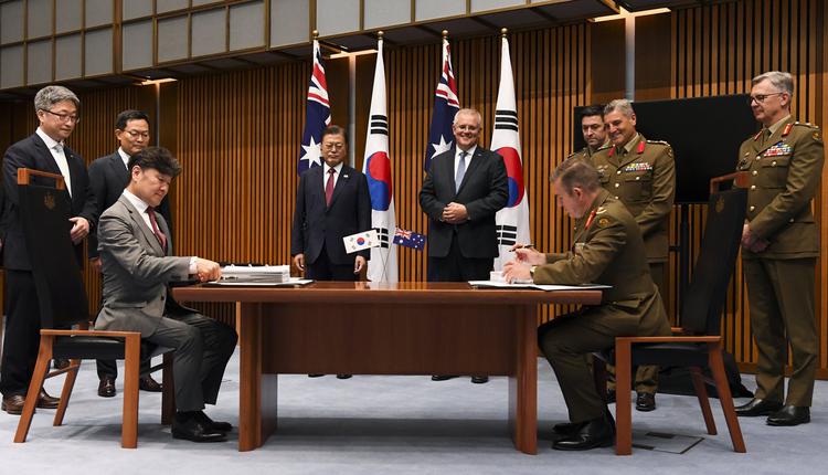 President Of Korea Moon Jae-in Visits Australia
