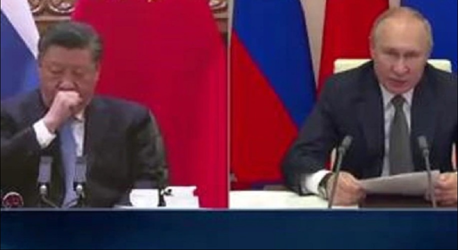 习近平咳嗽