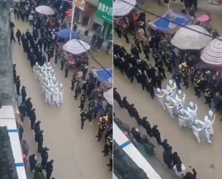 广西违防疫规定者被逼游街示众