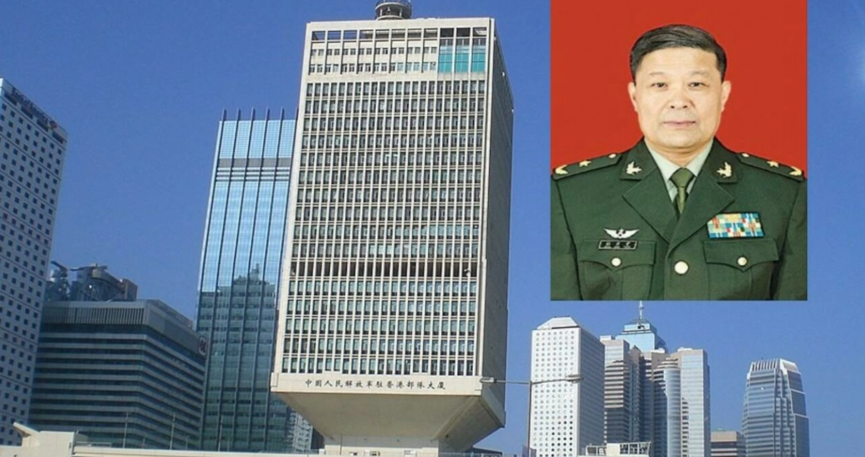驻港解放军改由武警新疆参谋长彭京堂(小图)接掌，引发猜测