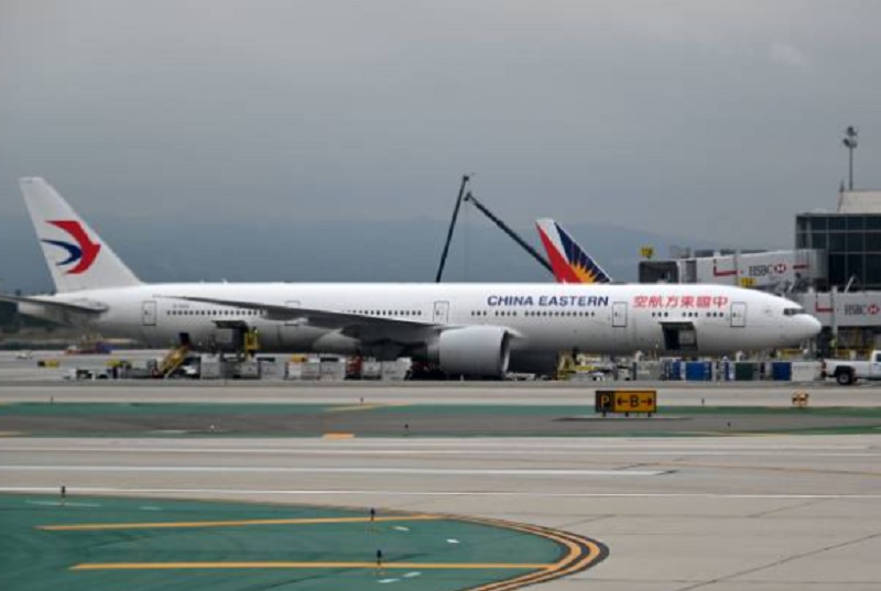 中国东方航空公司，飞机，洛杉矶国际机场