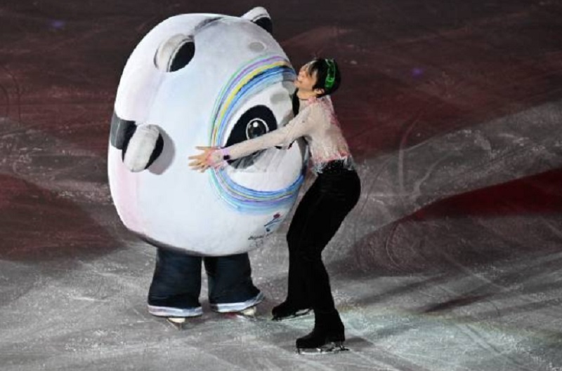 羽生結弦，冰墩墩