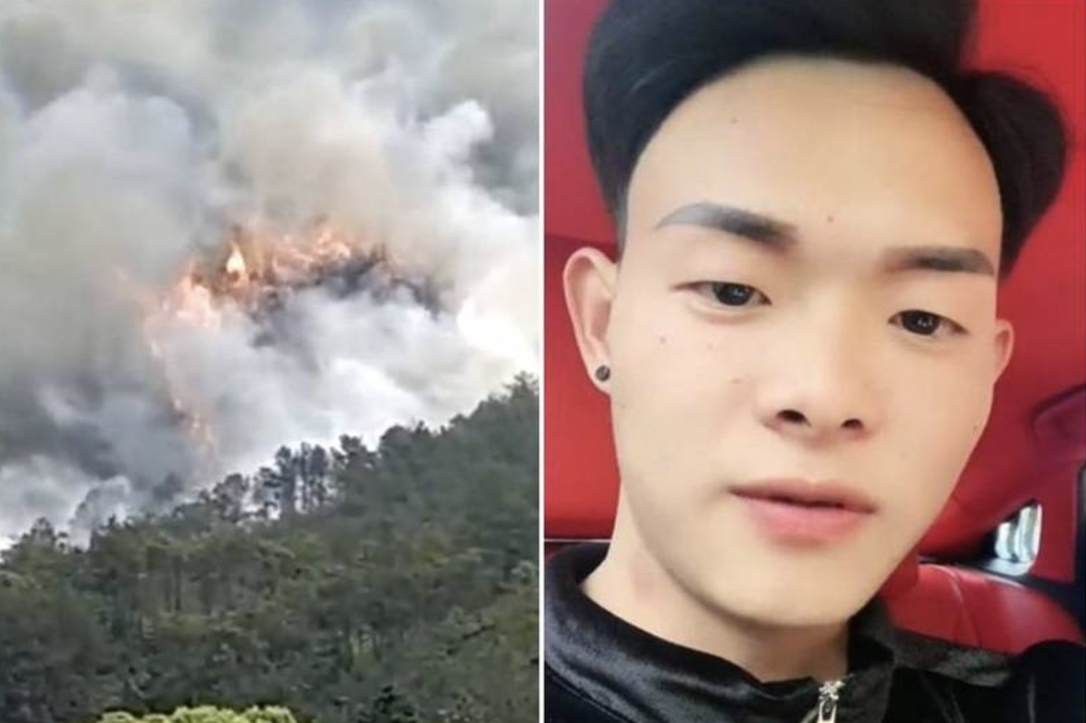 黄姓男子原本21日下午要搭乘的中国东方航空班机意外坠毁