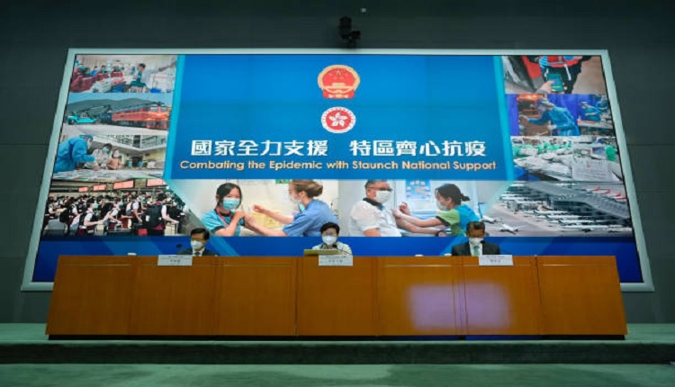 港府疫情记者会