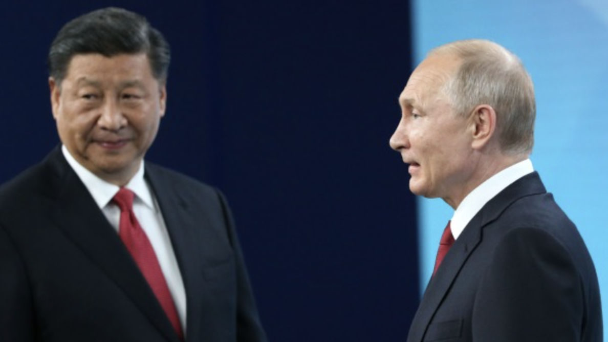 俄罗斯总统普京与中国国家主席习近平