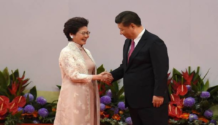 习近平与林郑月娥