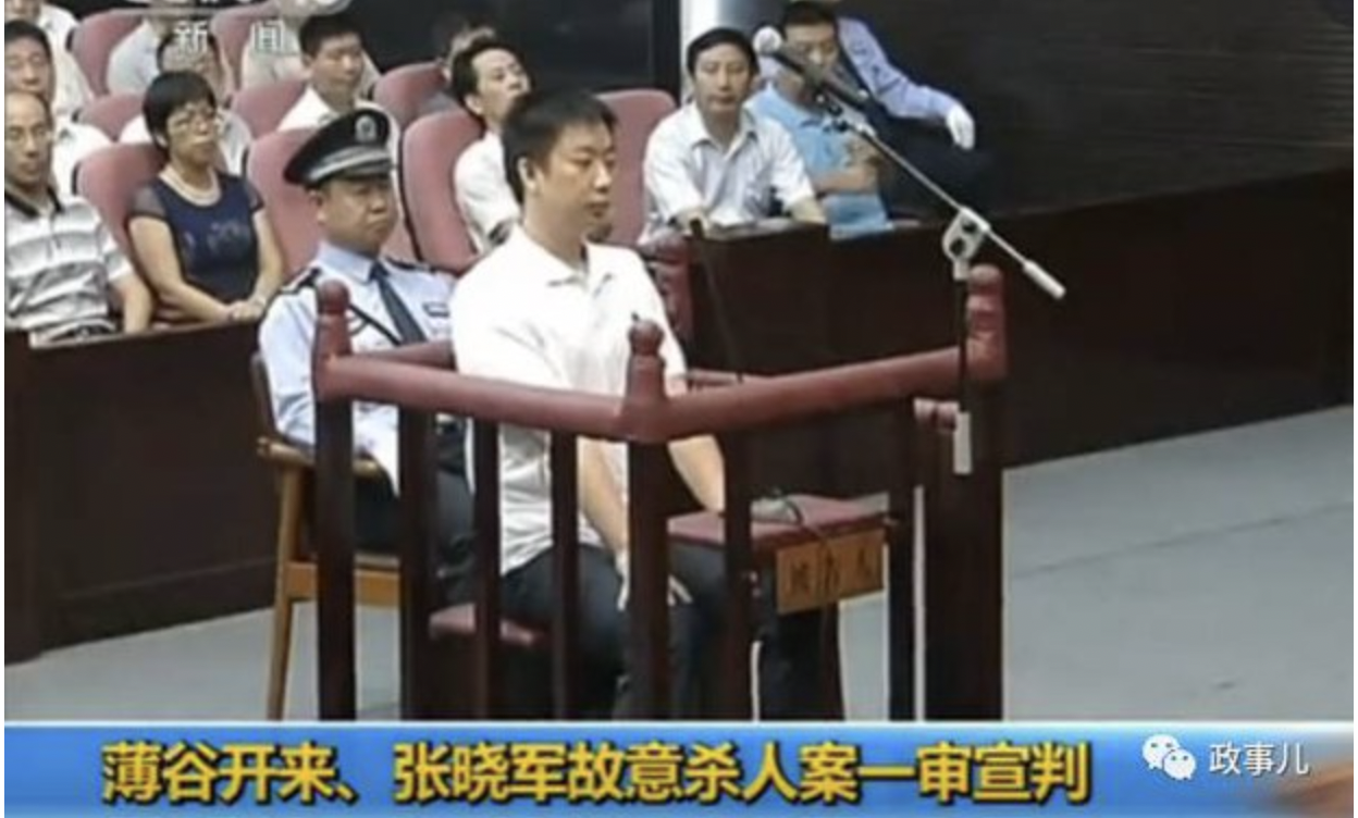 薄谷开来杀人案中的从犯，原重庆市委办公厅工作人员张晓军。